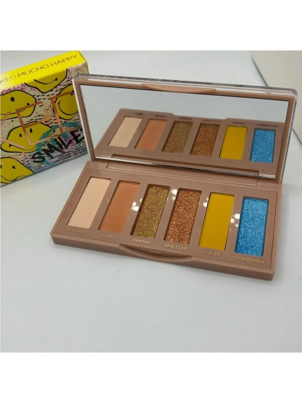 Urban Decay Naked Smiley Eyeshadow Palette Limited Edition Bright Color Palette